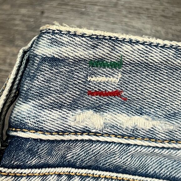 Diesel Louvely Low Rise Flare Jeans 0071J Wash Size 30 Y2K Vintage - Picture 9 of 11